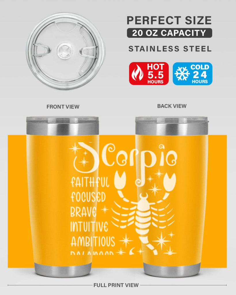 scorpio 435#- zodiac- Tumbler