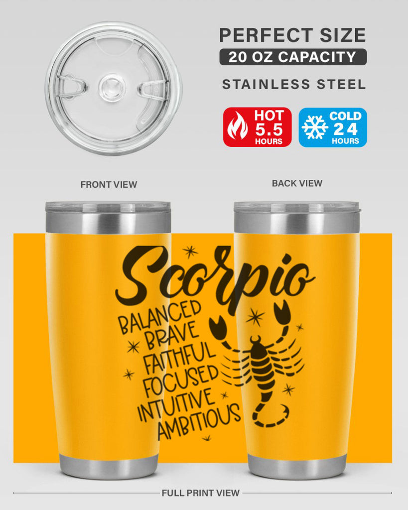 scorpio 436#- zodiac- Tumbler