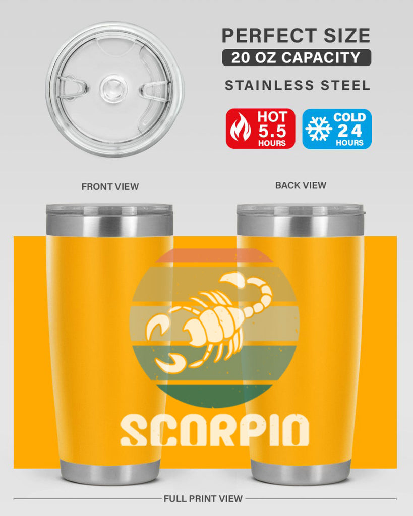 scorpio 451#- zodiac- Tumbler