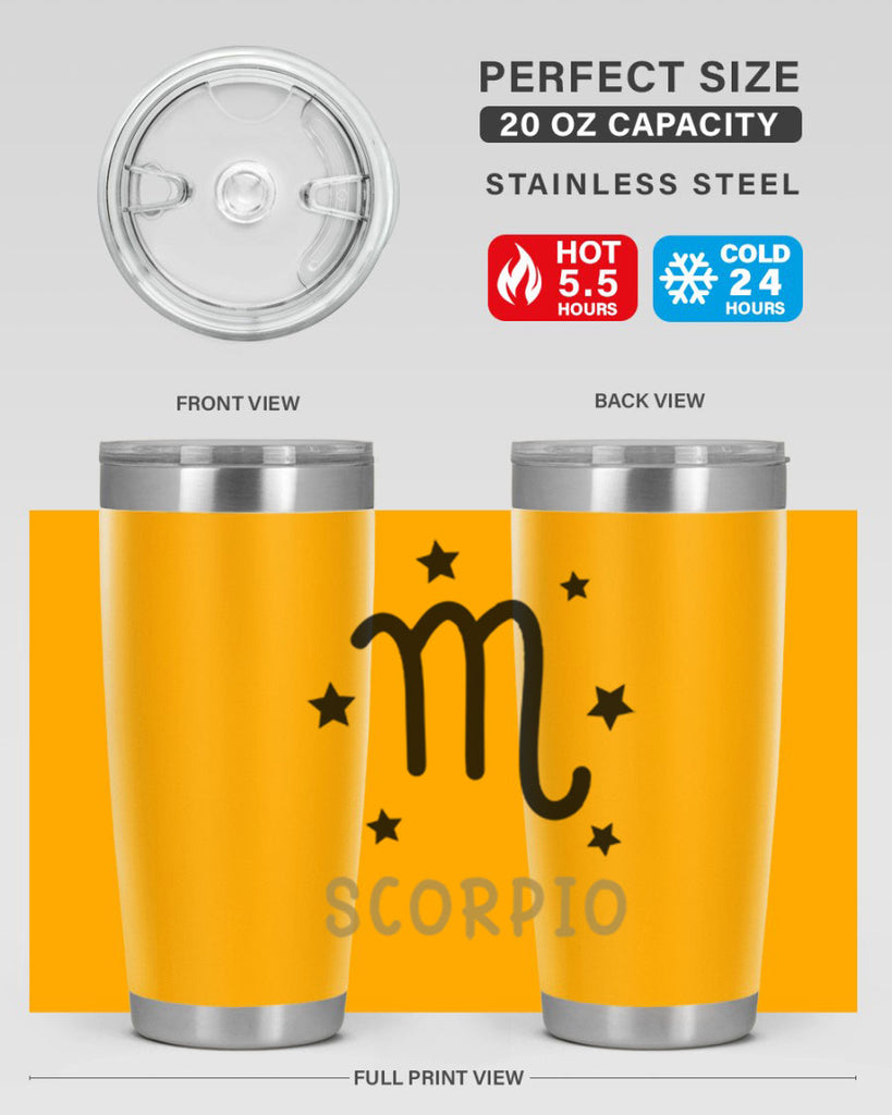 scorpio 455#- zodiac- Tumbler