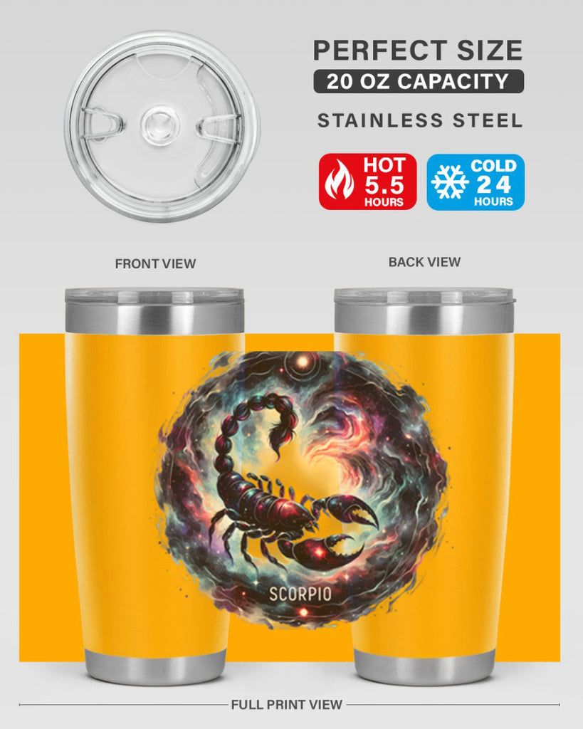 scorpio 461#- zodiac- Tumbler