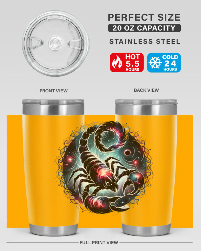 scorpio 463#- zodiac- Tumbler