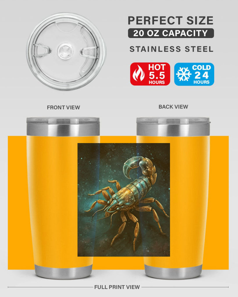 scorpio 46#- zodiac- Tumbler