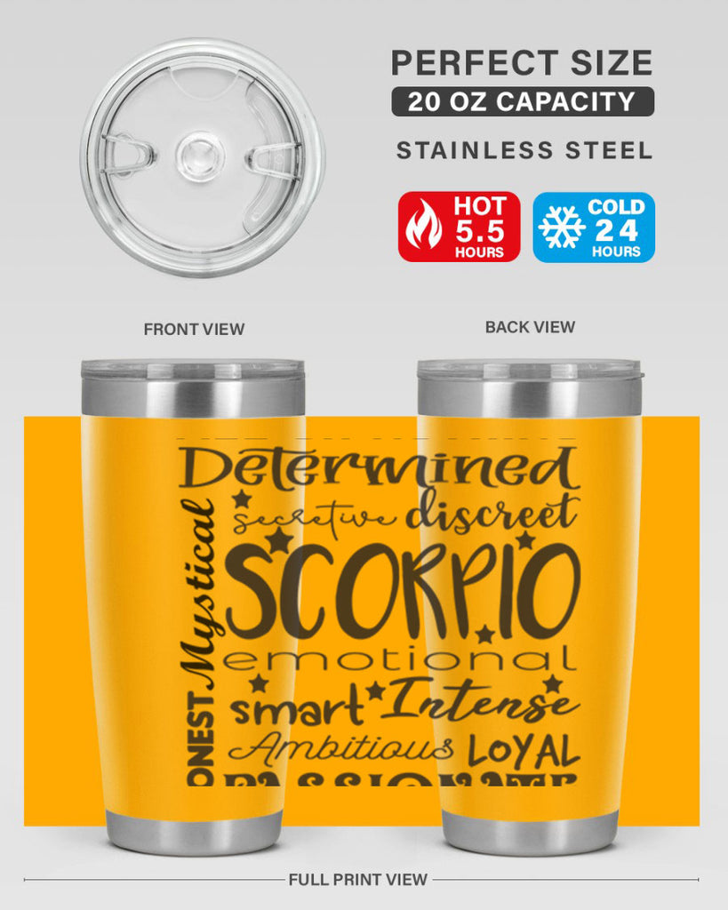 scorpio 572#- zodiac- Tumbler