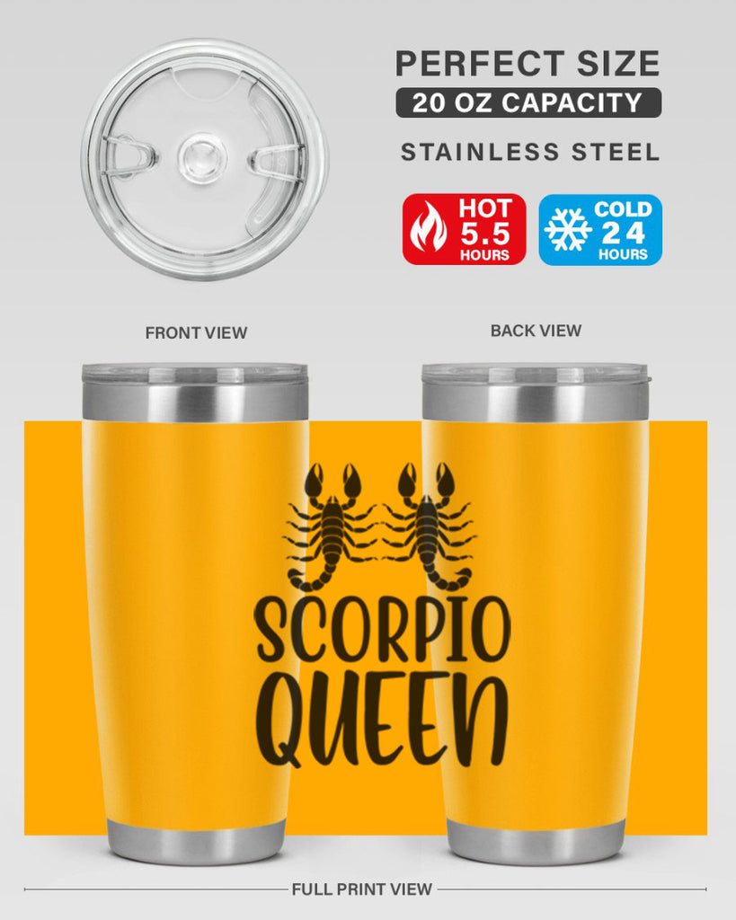scorpio queen 446#- zodiac- Tumbler