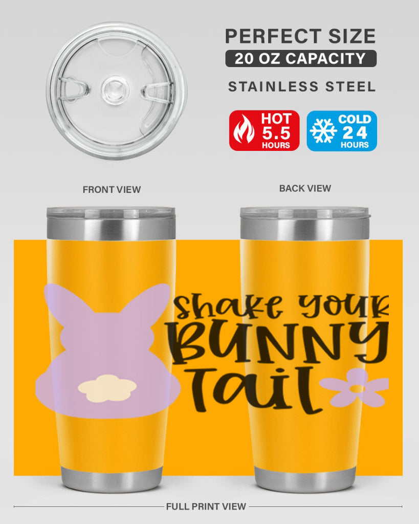 shake your bunny tail 12#- easter- Tumbler