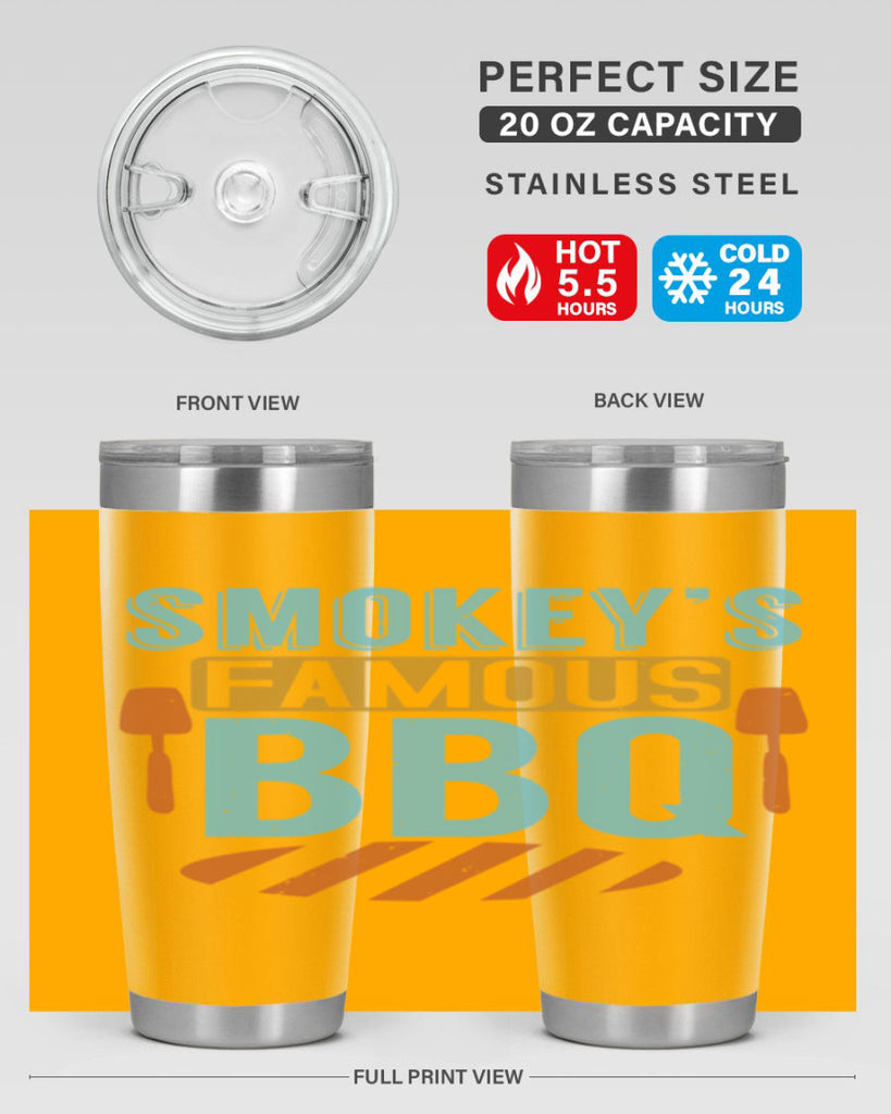 smokeys famous bbq 11#- bbq- Tumbler