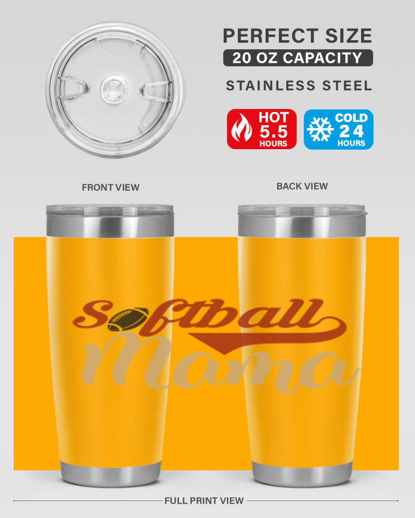 softball mama 2275#- softball- Tumbler