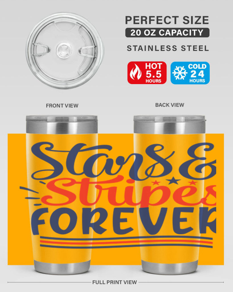 stars stripes forever Style 74#- Fourt Of July- Tumbler