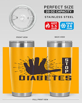 stop diabetes Style 12#- diabetes- Tumbler