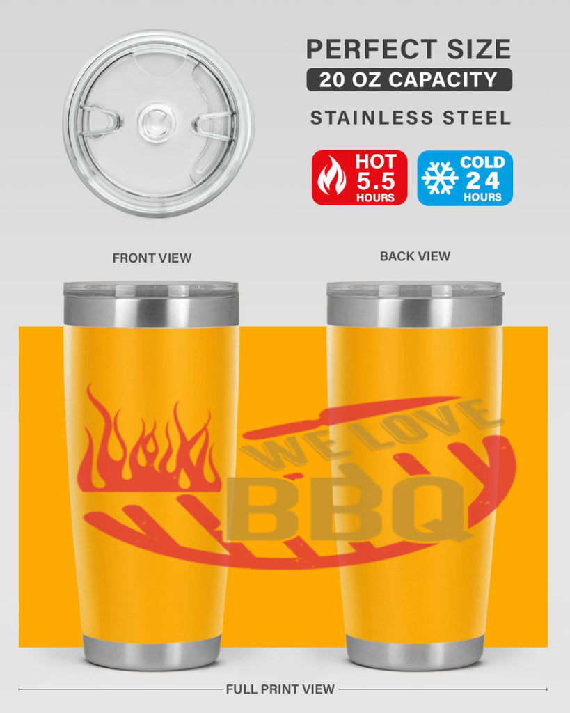 we love bbq 7#- bbq- Tumbler