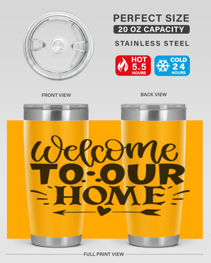 welcome to our home 11#- family- Tumbler