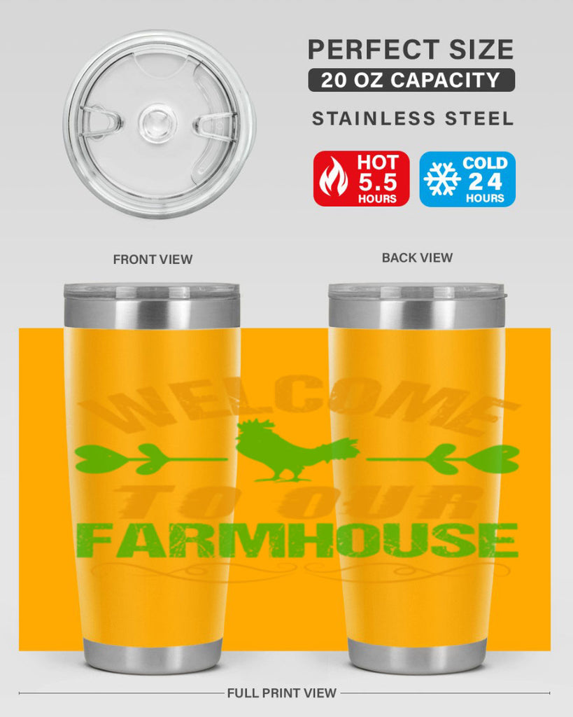welcome to your farmhouse 28#- farming and gardening- Tumbler