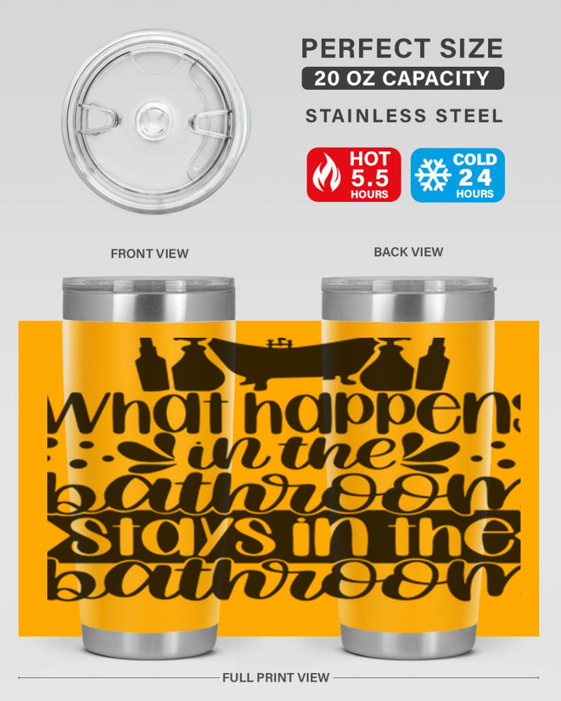 what happens in the bathroom 6#- bathroom- Tumbler