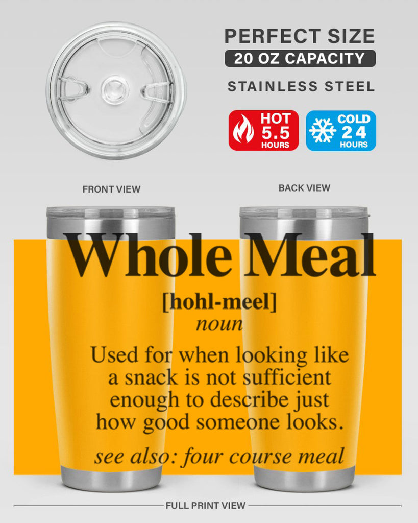 whole meal 10#- black words phrases- Cotton Tank