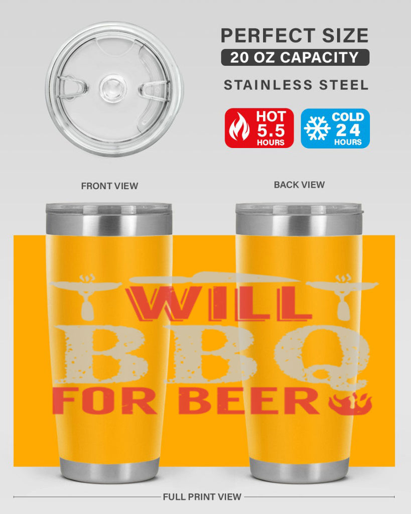 will bbq for beer 5#- bbq- Tumbler