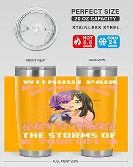 without pain nothing grows learn to embrace the storms of your life288#- anime- Tumbler