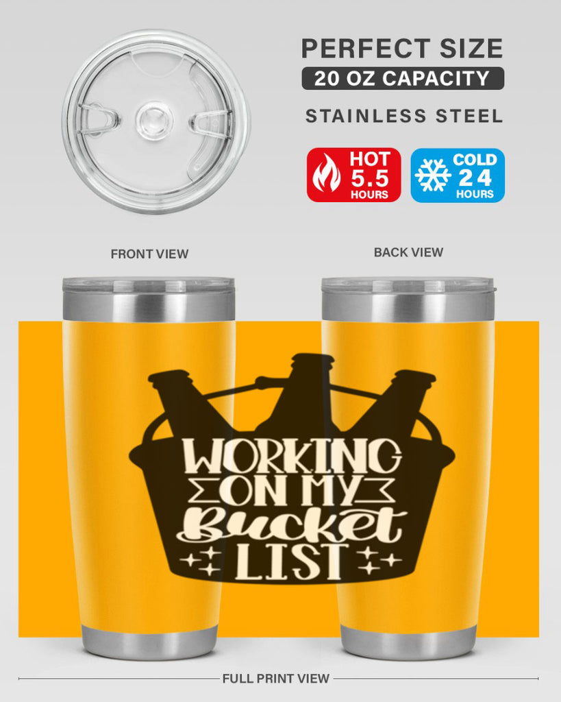 working on my bucket list 14#- beer- Tumbler