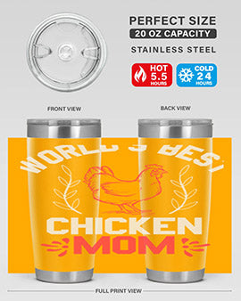 world’s best chicken mom Style 1#- chicken- Tumbler