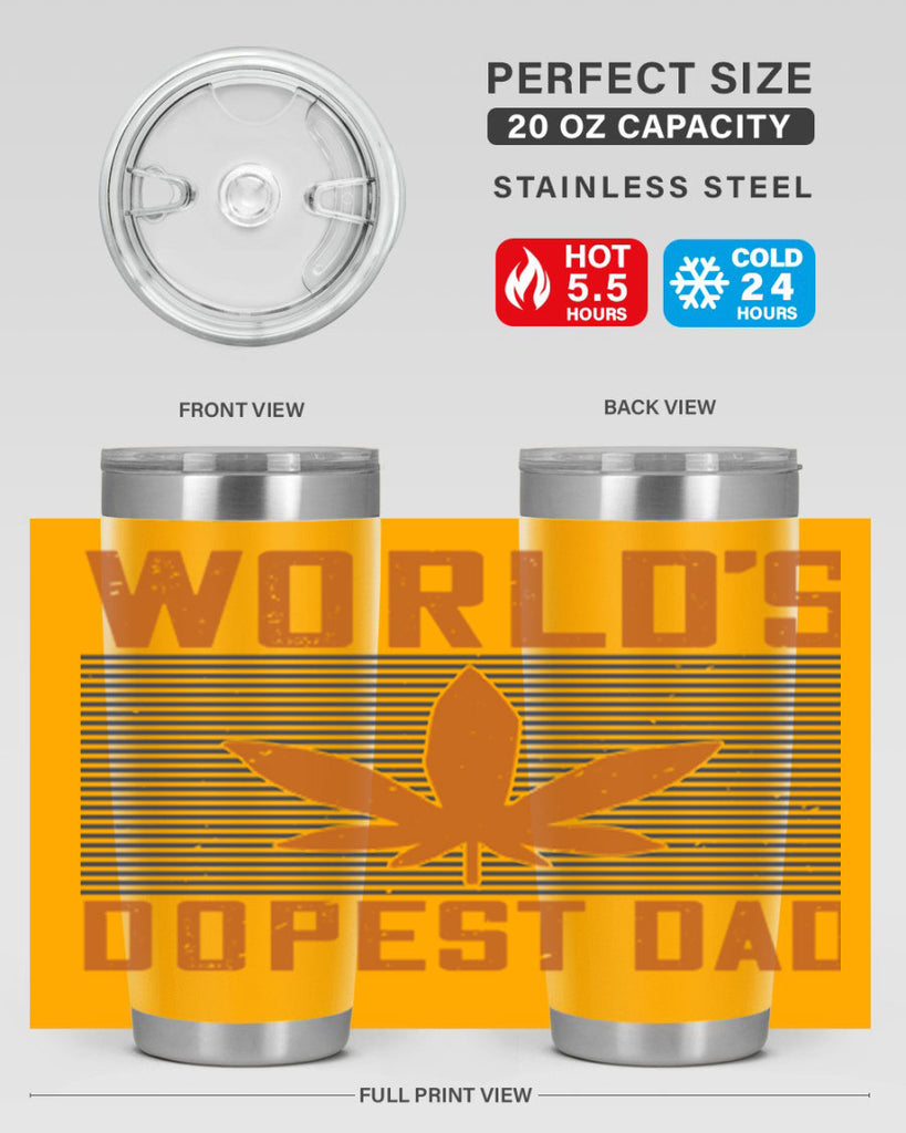 worlds dopest dad 148#- fathers day- Tumbler