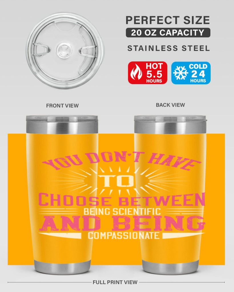 you don’t have to choose between 107#- vegan- Tumbler