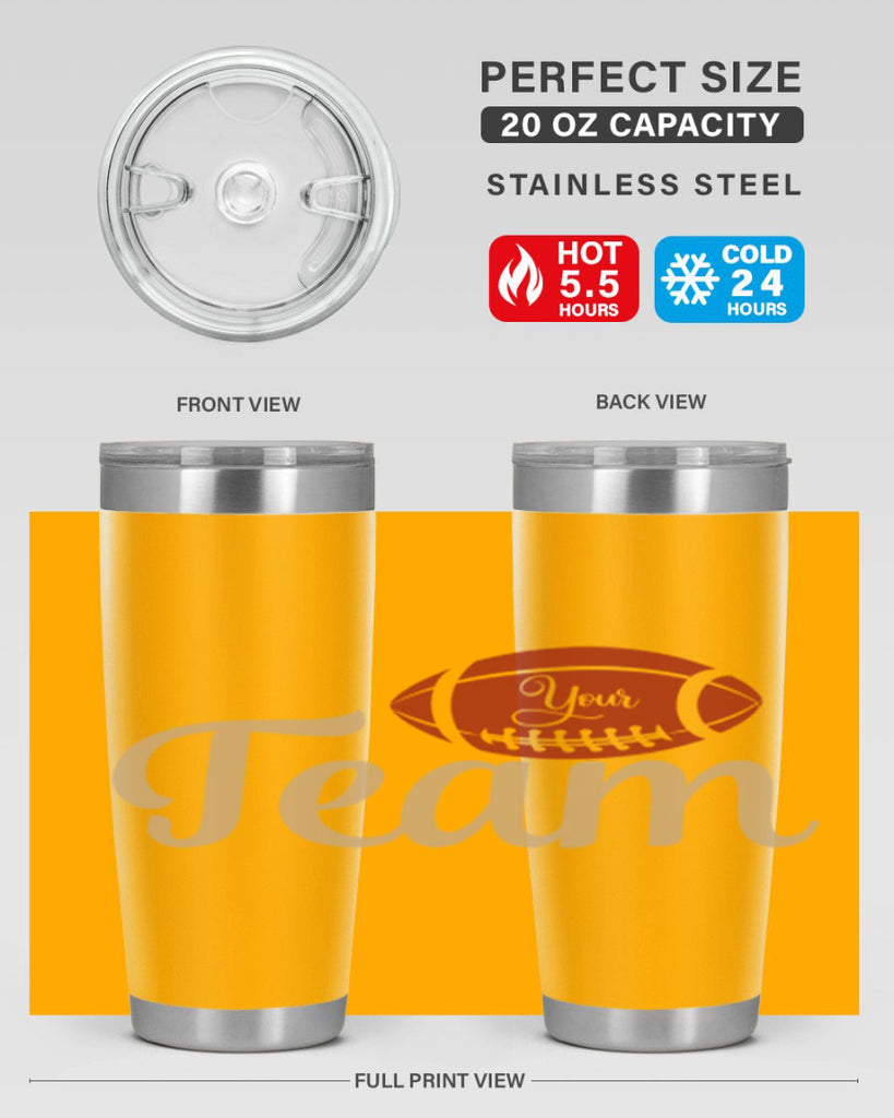 your team 2271#- softball- Tumbler