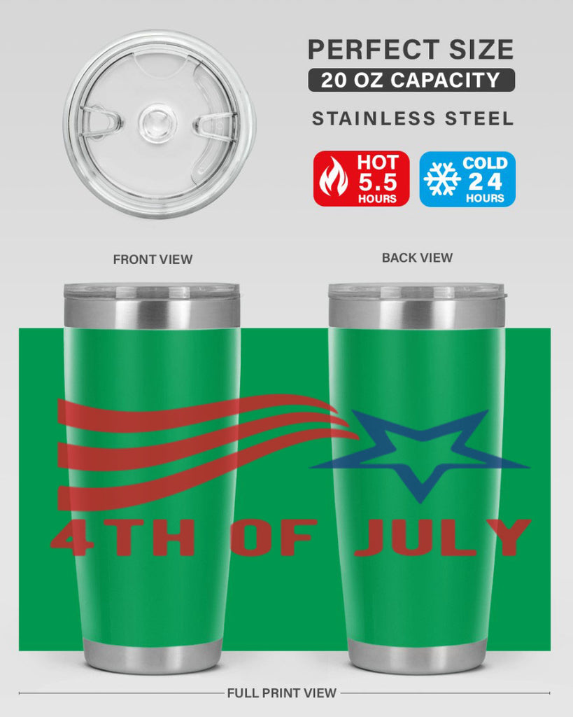 4th of July design Style 66#- Fourt Of July- Tumbler