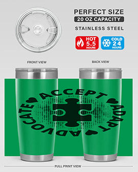 Accept Style 41#- autism- Tumbler