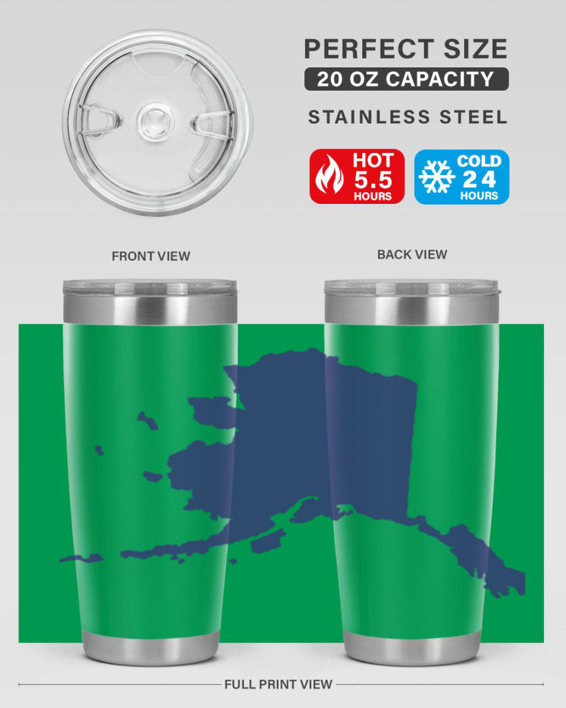 Alaska 49#- stateflags- Tumbler