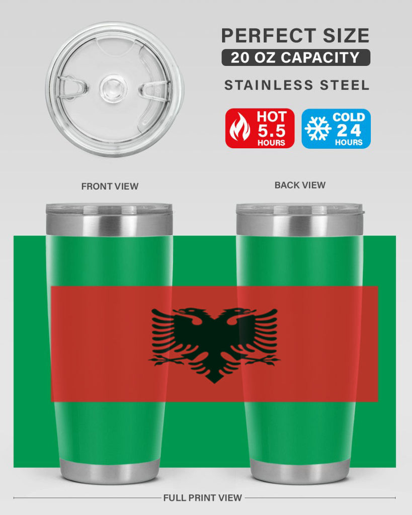 Albania 196#- world flags- Tumbler