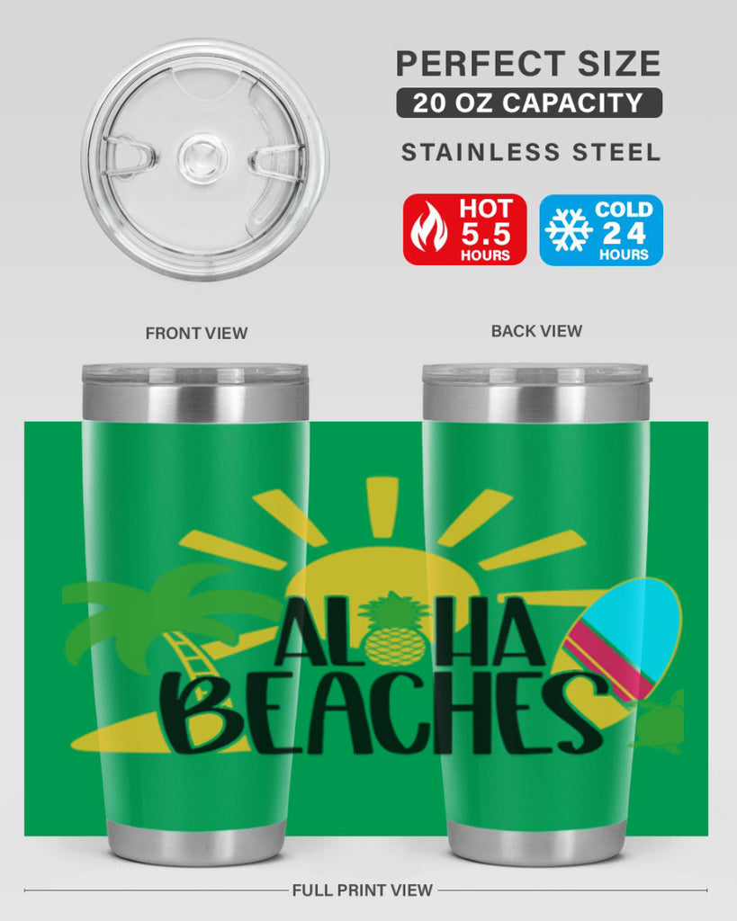Aloha Beaches Style 55#- summer- Tumbler