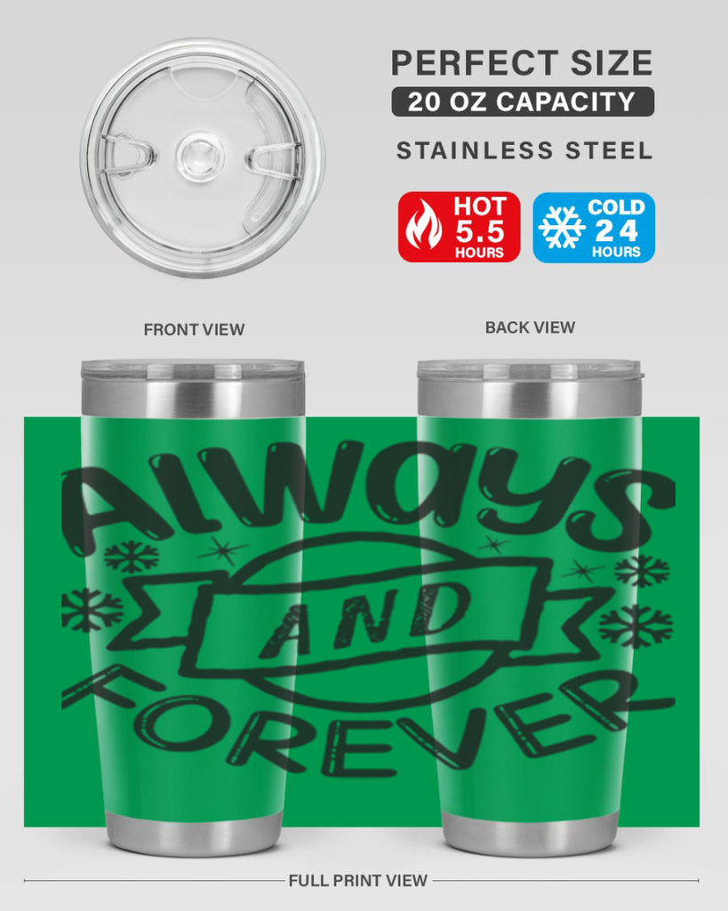 Always and forever 16#- winter- Tumbler