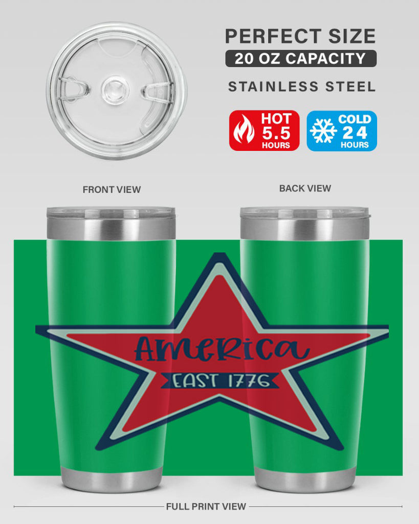 America East Style 144#- Fourt Of July- Tumbler