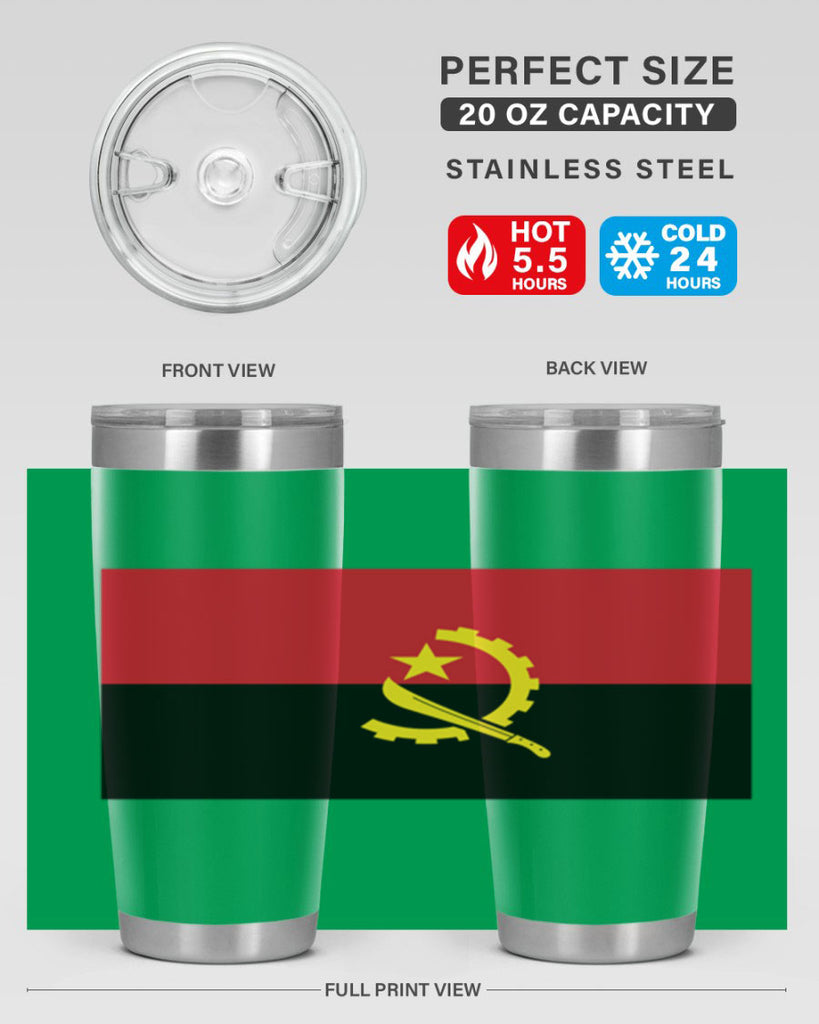 Angola 193#- world flags- Tumbler