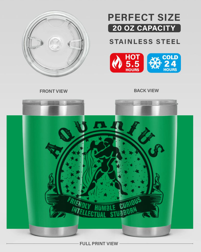 Aquarius 42#- zodiac- Tumbler