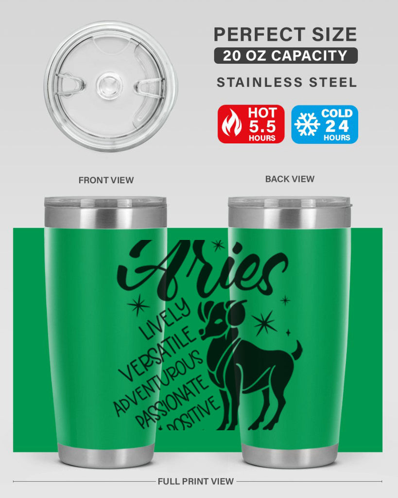 Aries 100#- zodiac- Tumbler