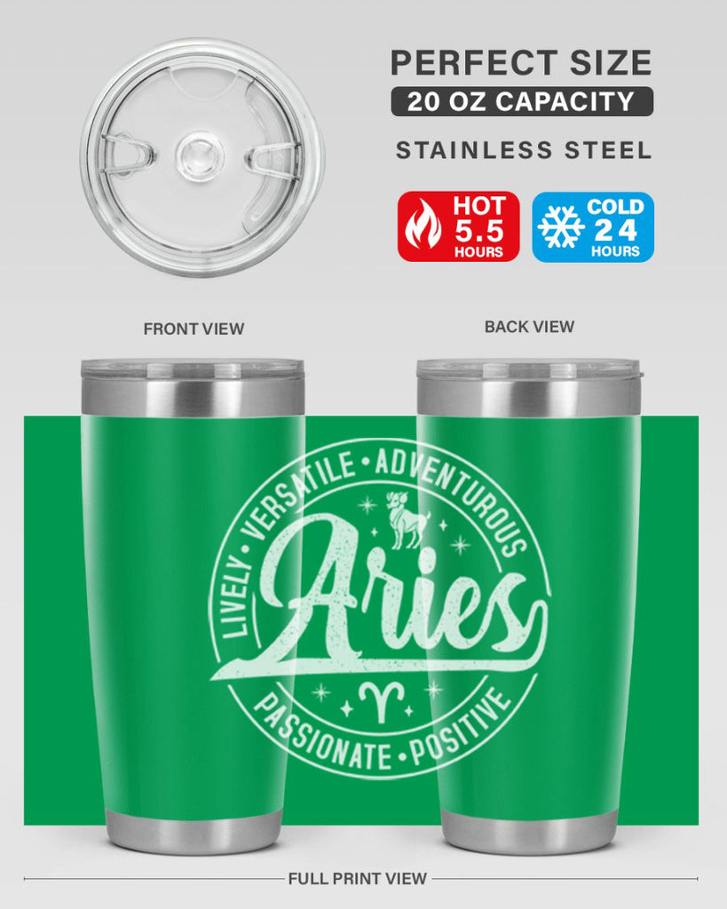 Aries 103#- zodiac- Tumbler