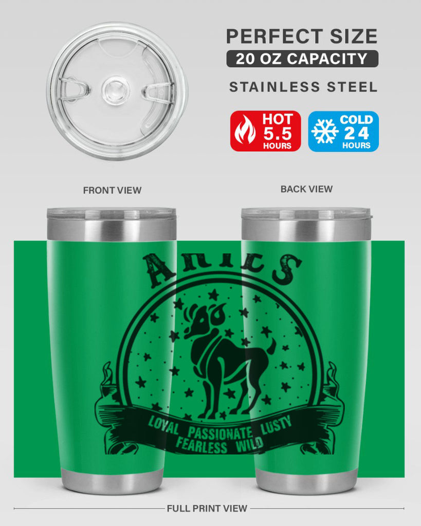 Aries 1#- zodiac- Tumbler