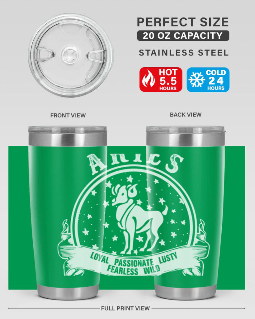 Aries 2#- zodiac- Tumbler