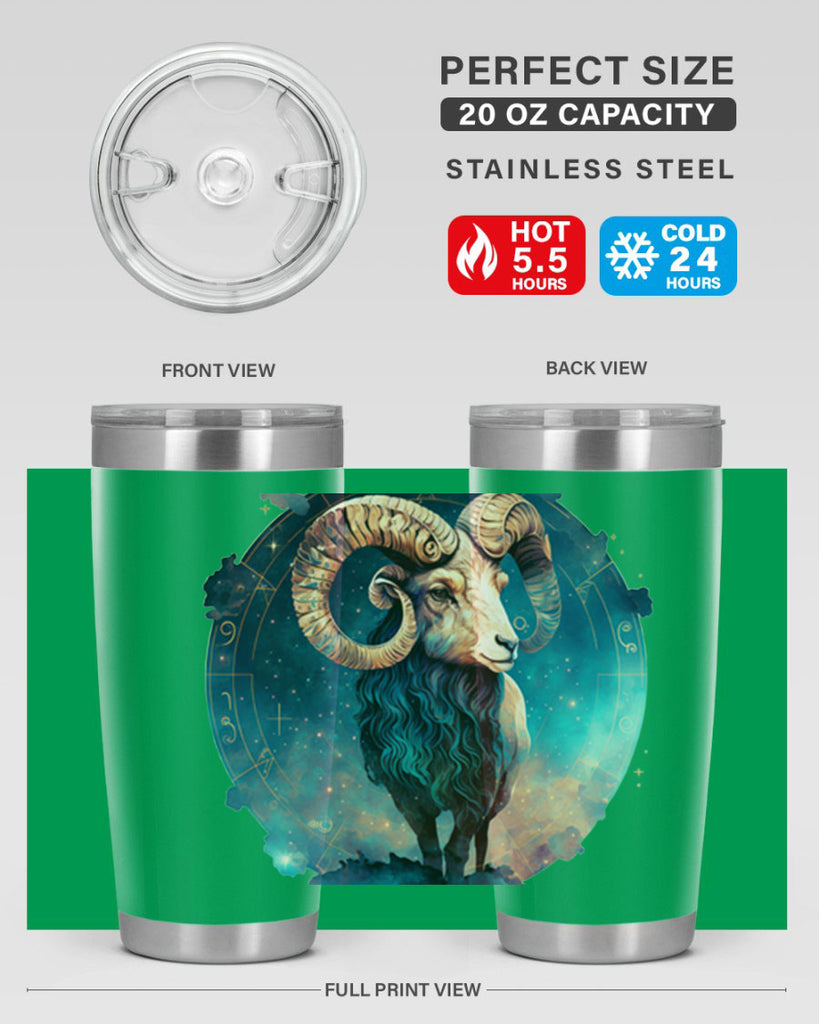 Aries 92#- zodiac- Tumbler