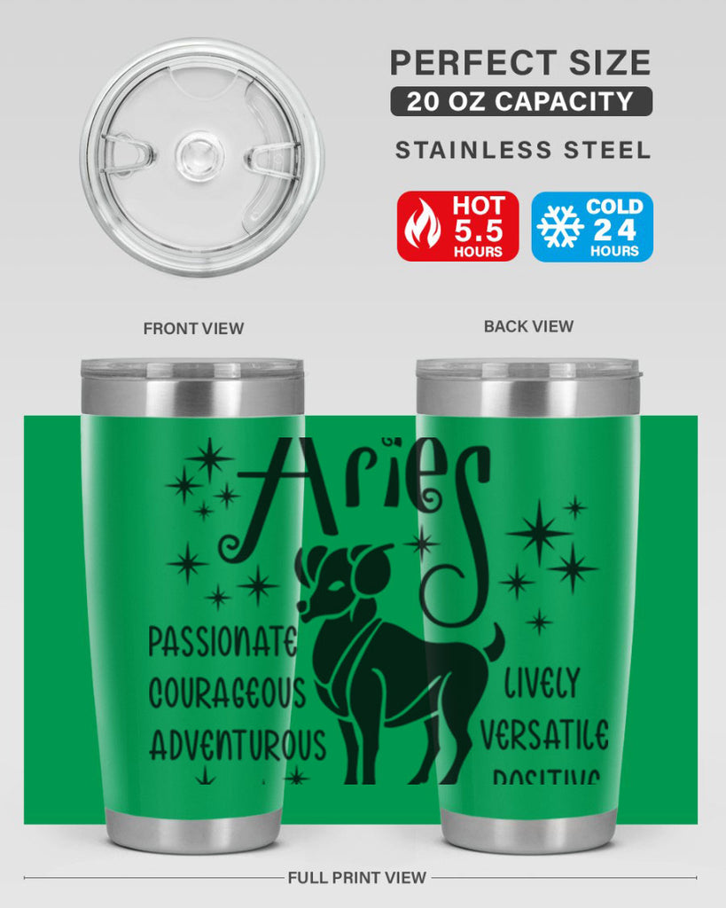 Aries 93#- zodiac- Tumbler