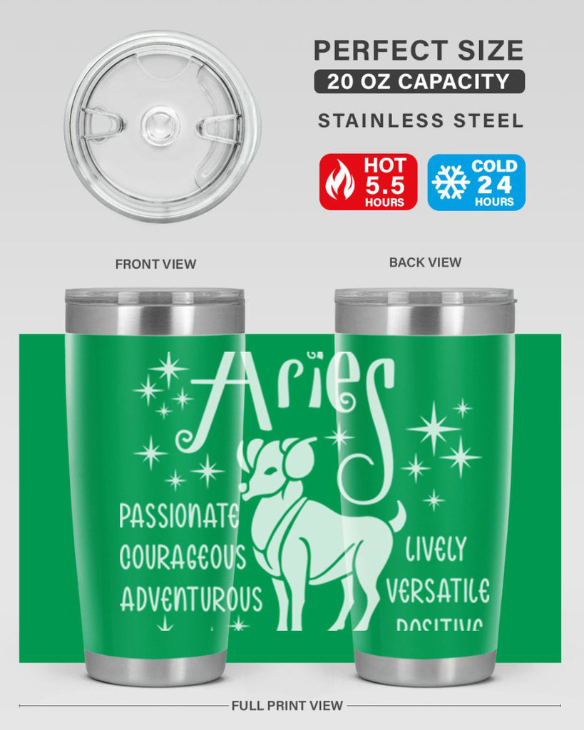 Aries 99#- zodiac- Tumbler