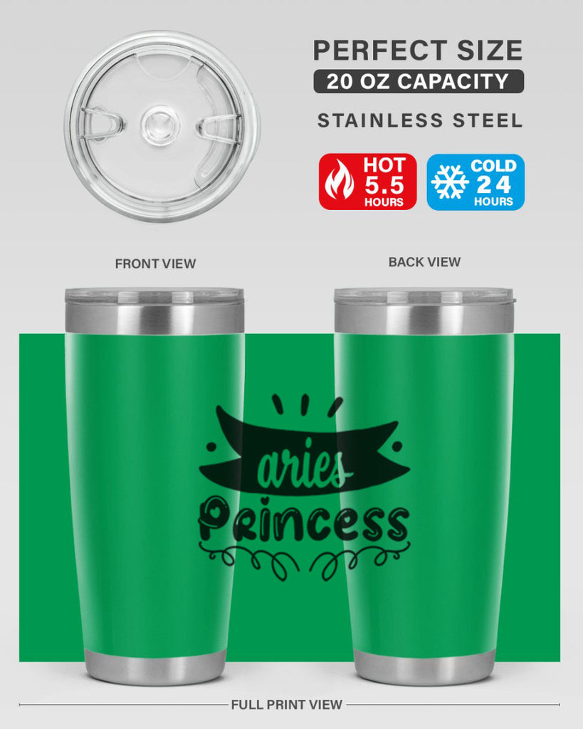 Aries princess 116#- zodiac- Tumbler
