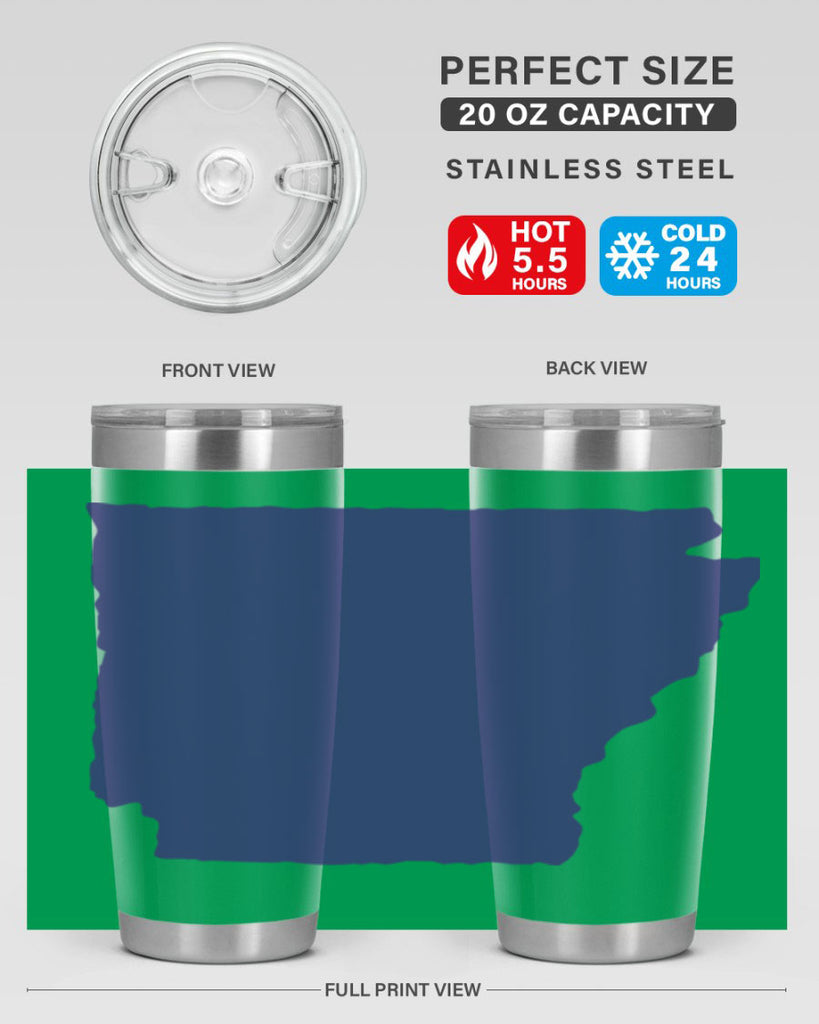 Arkansas 47#- stateflags- Tumbler