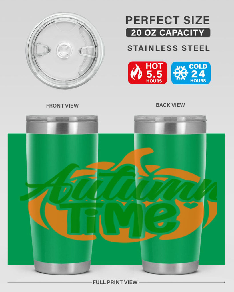 Autumn Time 34#- fall- Tumbler