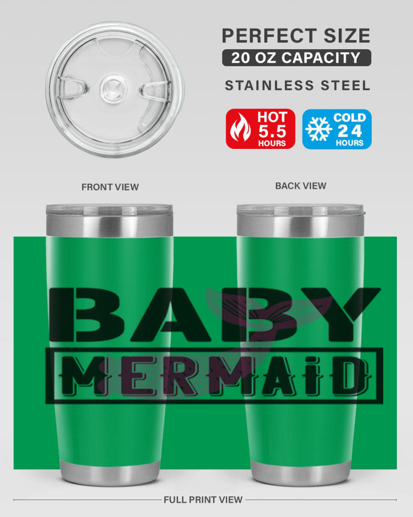 Baby mermaid 29#- mermaid- Tumbler