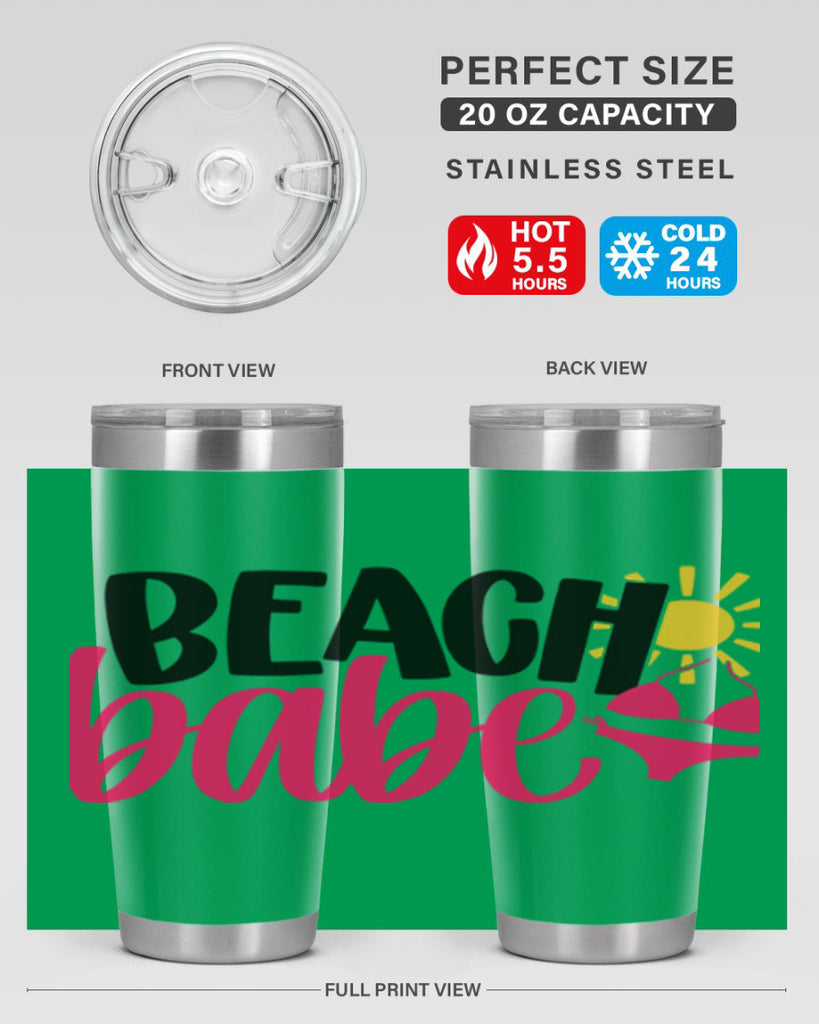 Beach Babe Style 52#- summer- Tumbler