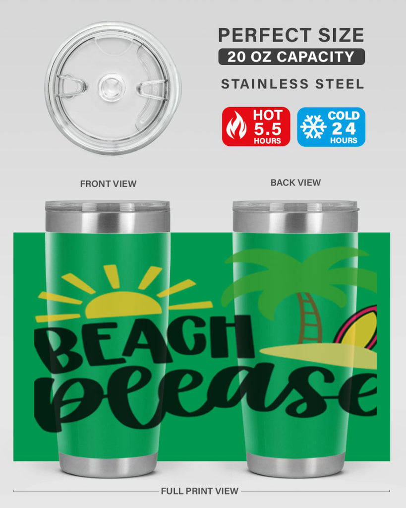 Beach Please Style 51#- summer- Tumbler