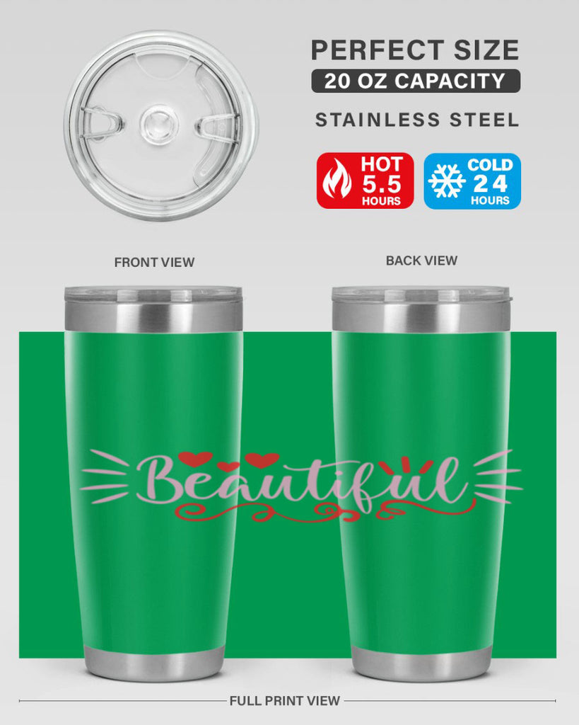 Beautiful Style 163#- make up- Tumbler