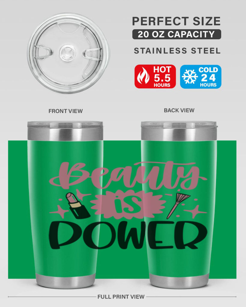 Beauty Is Power Style 135#- make up- Tumbler